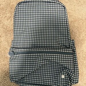 TRVL rodeo check gingham backpack